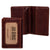 Voyager Slim Card Holder Wallet #7736 Brown
