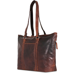 Voyager Shopper Tote #7803 Brown Right Front