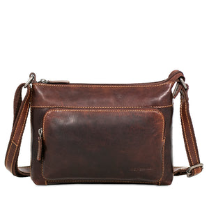 Voyager Mini City Crossbody #7810 Brown Front