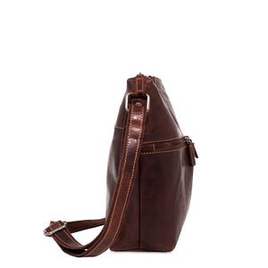 Voyager Uptown Hobo Bag #7814 Brown Right Side