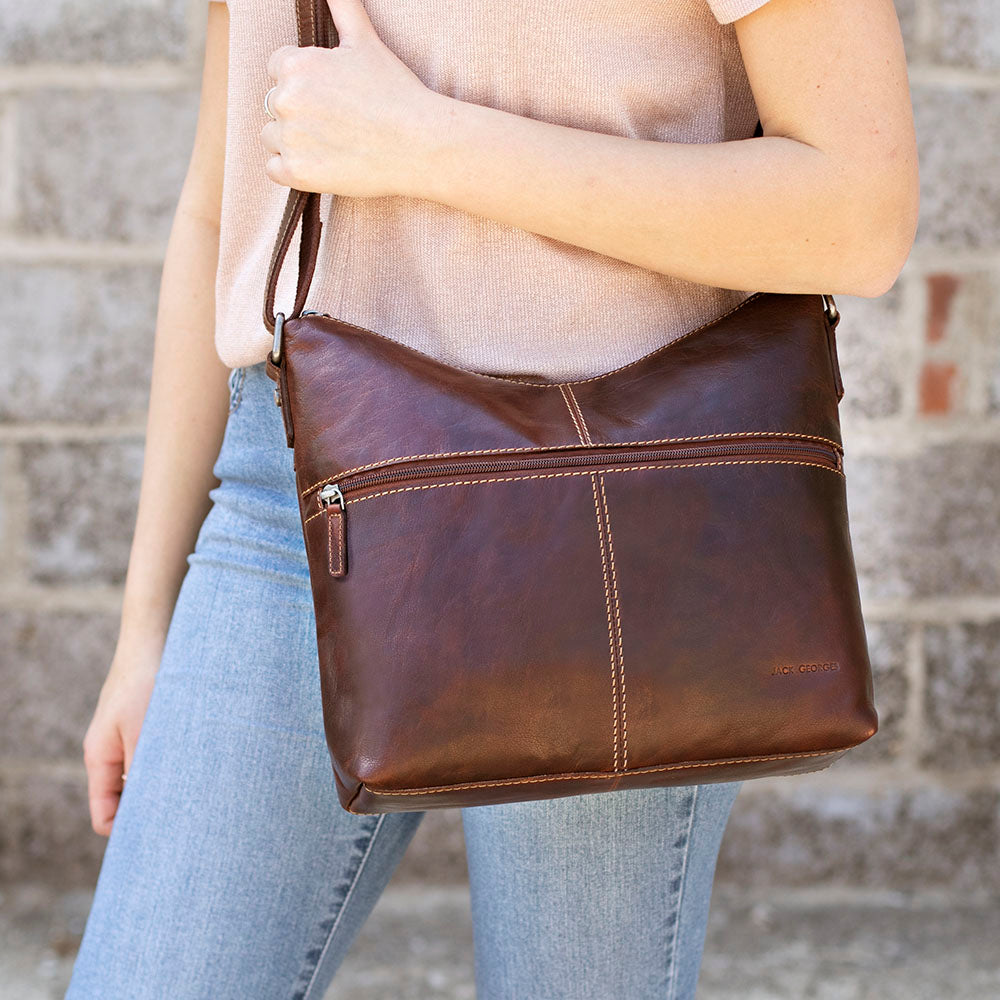 Leather Crossbody Bags - Jack Georges
