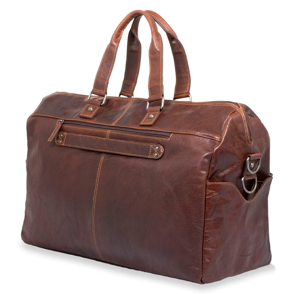 Leather Duffle Bag 22