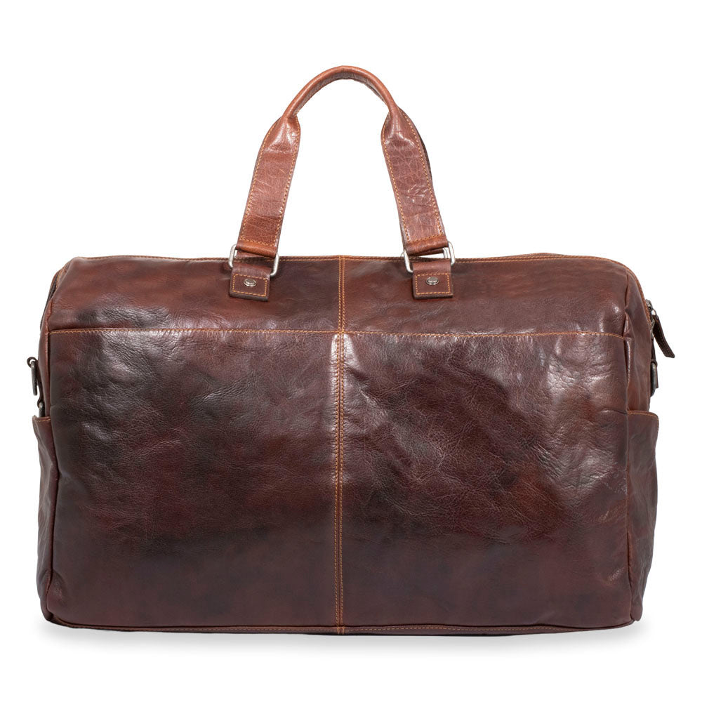 Hair-on Leather Travel Duffel Bag Weekend Luggage Buffalo Leather