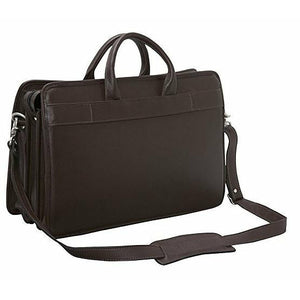Platinum Special Edition Executive Briefcase #8203 Brown Back Right