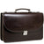Platinum Special Edition Executive Leather Briefcase #8415 Brown Front Right