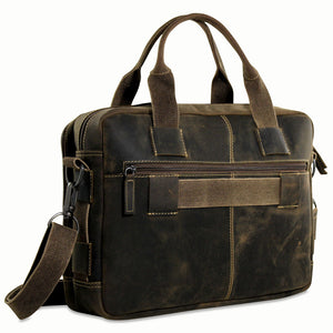Arizona Zippered Briefcase #A4230 Brown Right Back