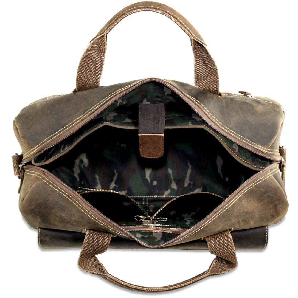 Leather Day Bag/Duffle Bag - Arizona #A4718 | Jack Georges