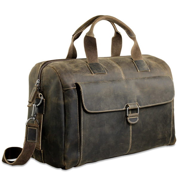 Leather Day Bag/Duffle Bag - Arizona #A4718 | Jack Georges