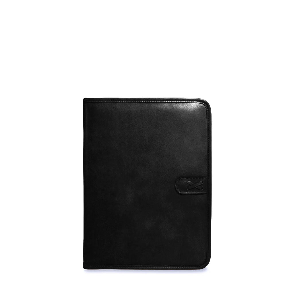 Belmont Letter Size Writing Pad Cover #B2111 Black Closed