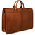 Belmont Professional Leather Briefcase #B2202 Cognac Right Front