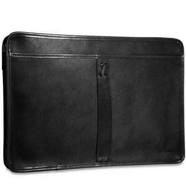 Belmont Leather Portfolio #B2252 Black Right Front