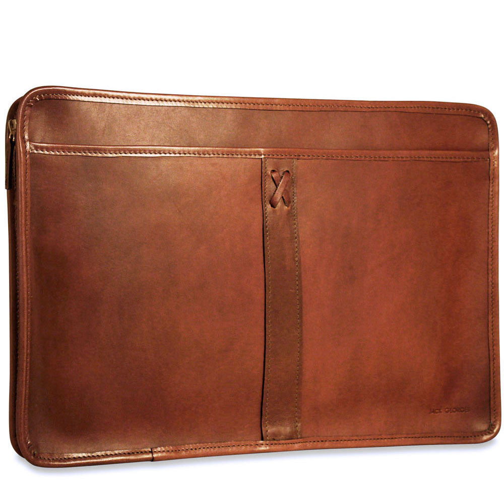 Belmont Leather Portfolio #B2252 Cognac Right Front