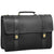 Belmont Professional FlapOver Briefcase #B2462 Black Right Front