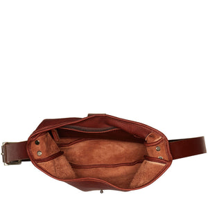 Belmont Soft Handbag #B2633 Cognac Interior