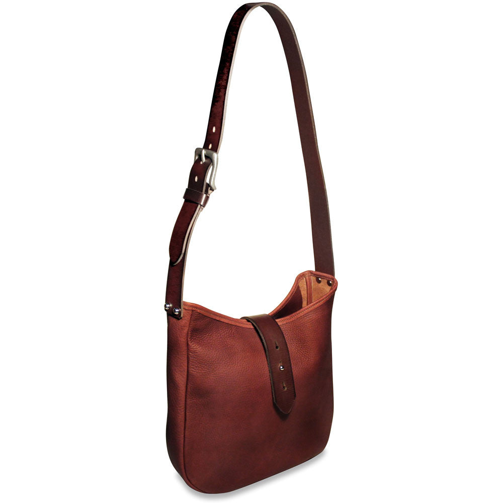 Belmont Open Top Hobo Bag #B2633 Cognac Front Side