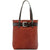 Belmont Open Leather Tote Bag #B2971 Cognac Front