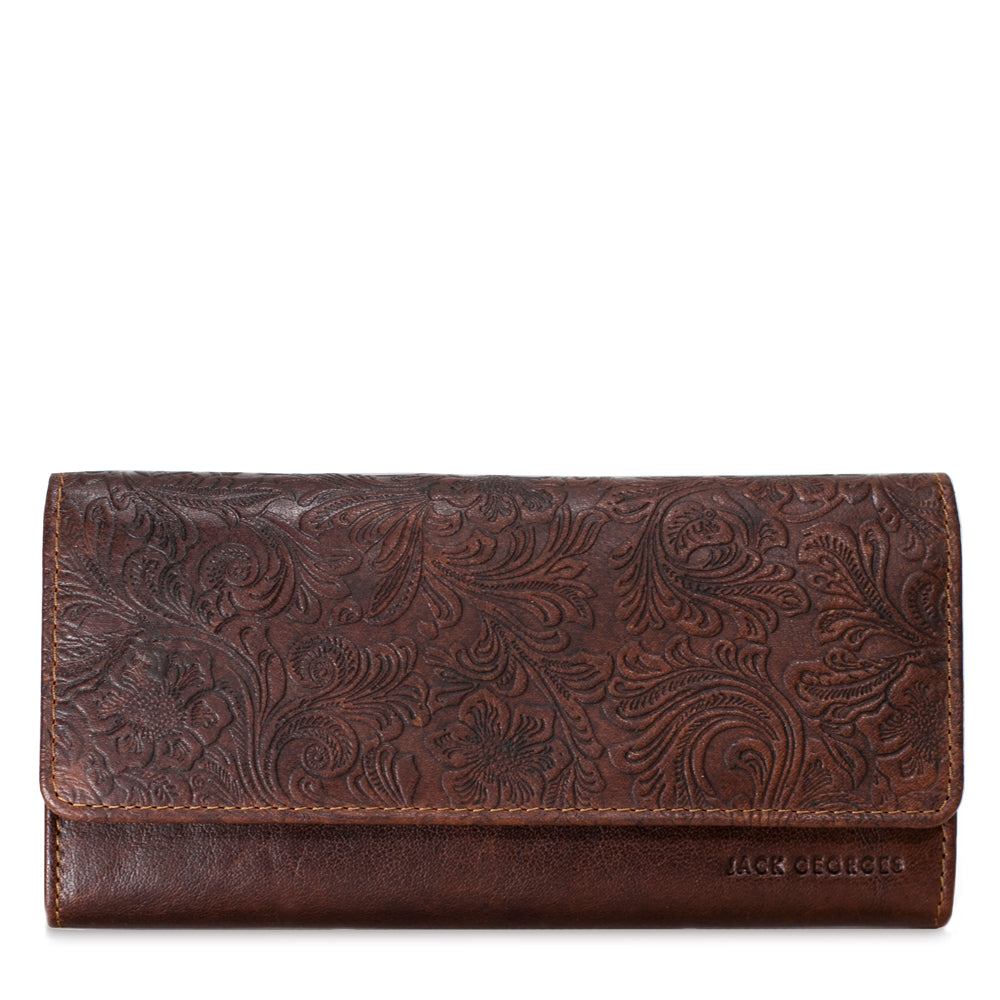 Tooled Clutch Wallet #FL726