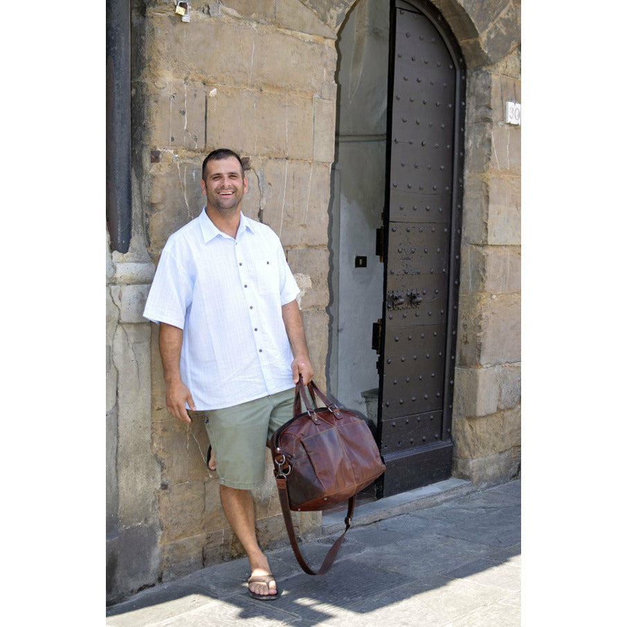 Voyager Day Bag/Duffle #7318 Brown Lifestyle 2