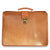 Hair on Hide Classic Leather Briefbag #HC505 Tan Front