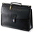 University Slim Dowel Briefbag #2452 Black Left Front